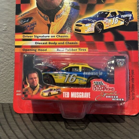 Lot of 2 Racing Champions Ted Musgrave and Jeff Burton - Picture 2 of 4